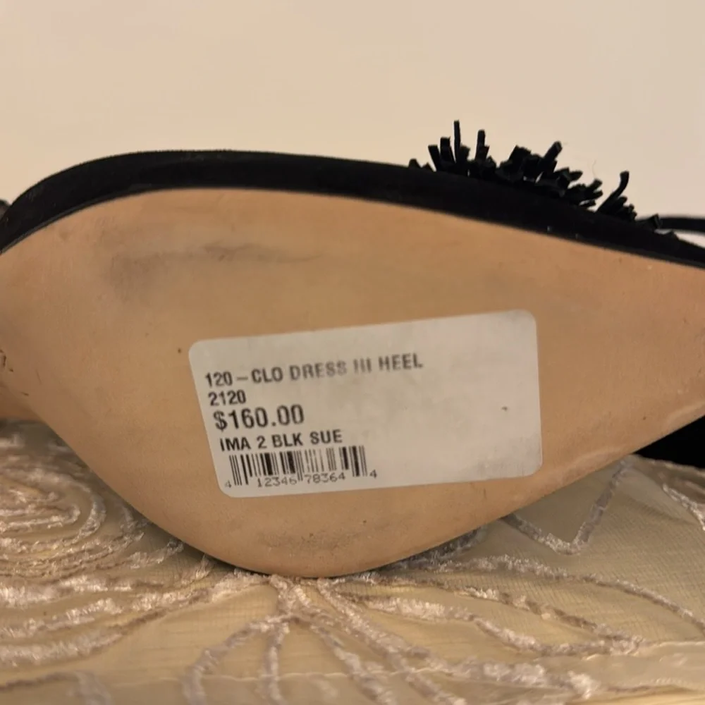 Pelle Moda black sling back heels Never worn